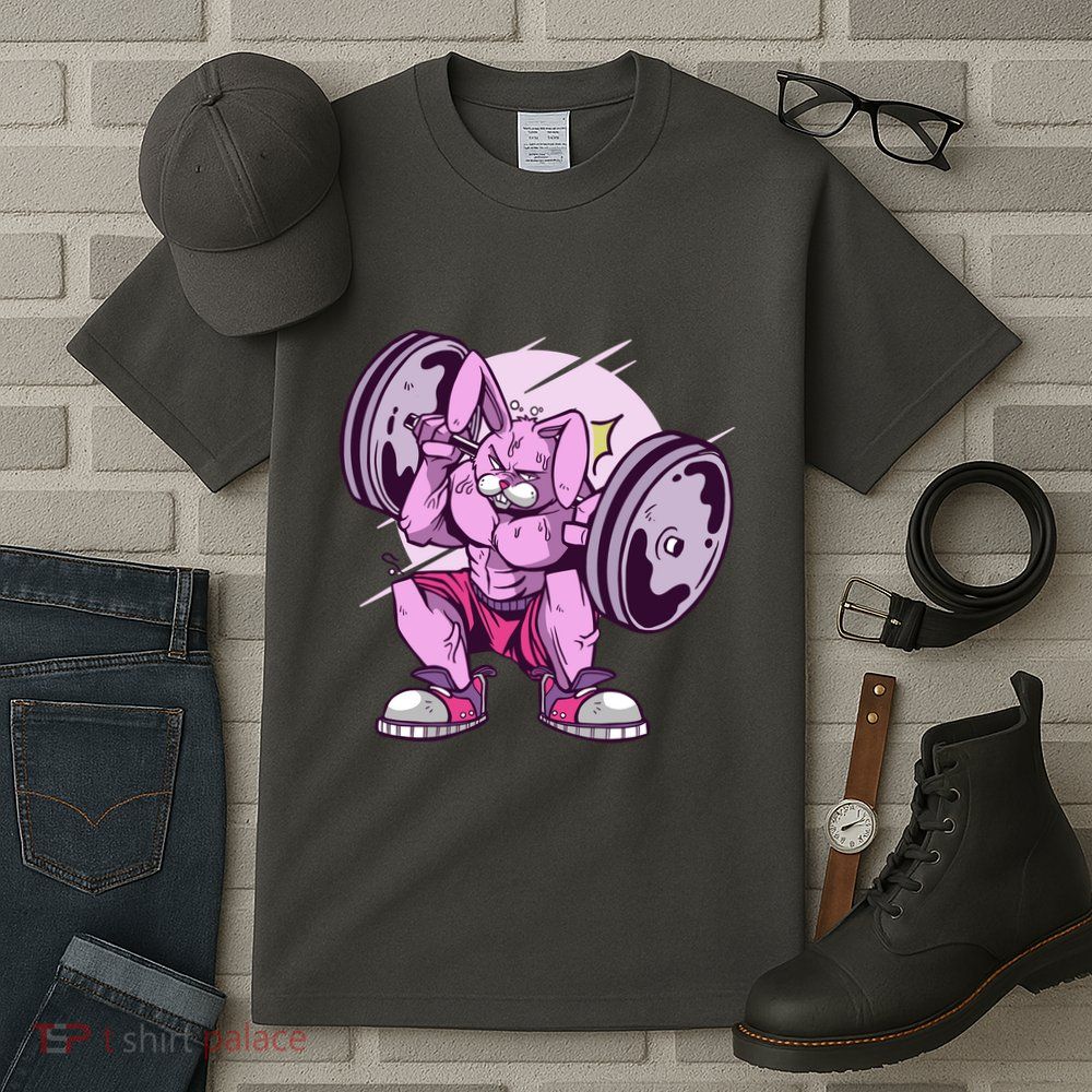 Weightlifting Rabbit Tall T-Shirt