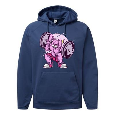 Weightlifting Rabbit Performance Fleece Hoodie