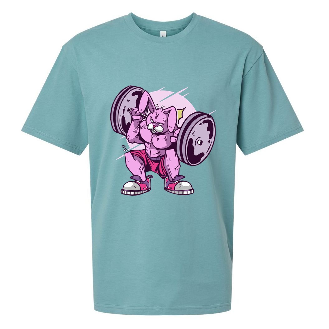Weightlifting Rabbit Sueded Cloud Jersey T-Shirt