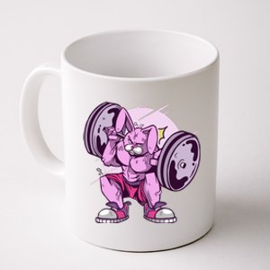 Weightlifting Rabbit Coffee Mug