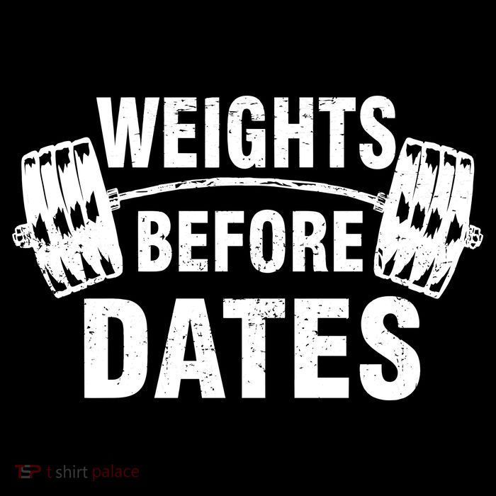 Weights Before Dates Motivation Daily Commute Backpack