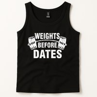 Weights Before Dates Motivation Tank Top