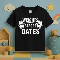 Weights Before Dates Motivation Toddler T-Shirt
