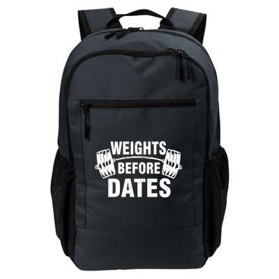 Weights Before Dates Motivation Daily Commute Backpack