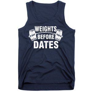 Weights Before Dates Motivation Tank Top