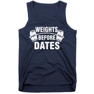 Weights Before Dates Motivation Tank Top