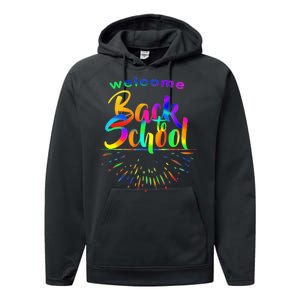 Welcome Back To School Performance Fleece Hoodie