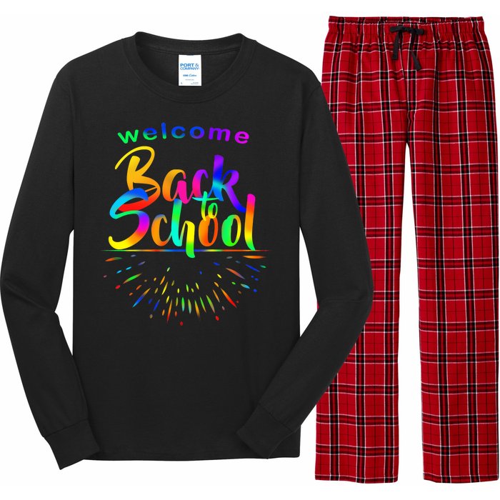 Welcome Back To School Long Sleeve Pajama Set