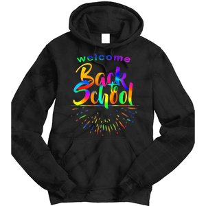 Welcome Back To School Tie Dye Hoodie