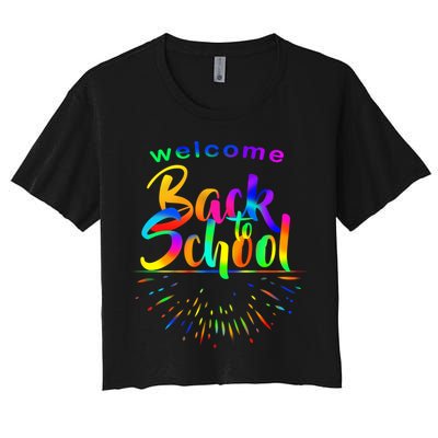 Welcome Back To School Crop Top