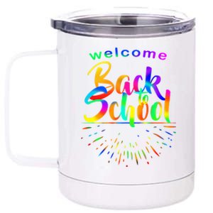 Welcome Back To School 12 oz Stainless Steel Tumbler Cup