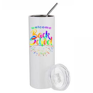 Welcome Back To School Stainless Steel Tumbler