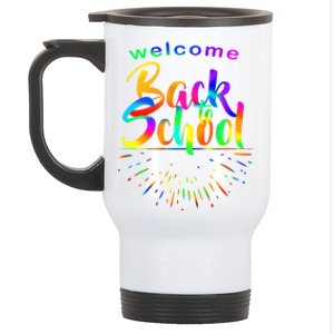 Welcome Back To School Stainless Steel Travel Mug