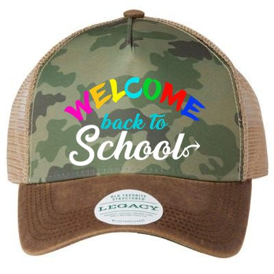 Welcome Back To School Arrow Legacy Tie Dye Trucker Hat
