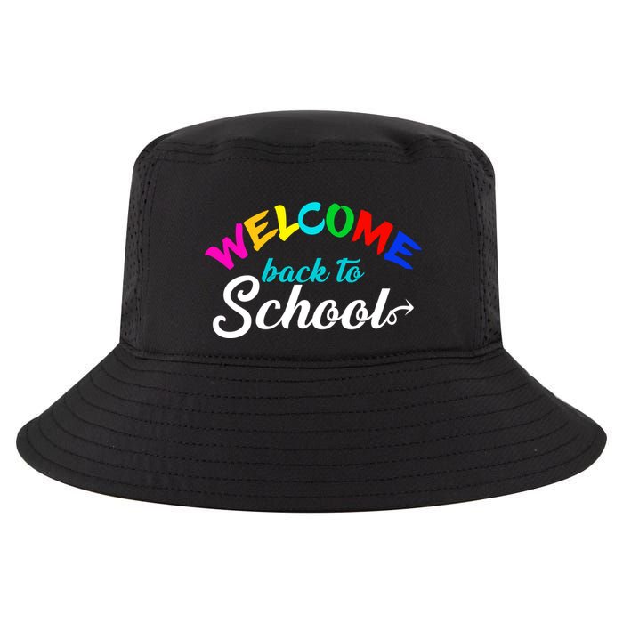 Welcome Back To School Arrow Cool Comfort Performance Bucket Hat
