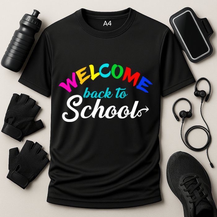 Welcome Back To School Arrow Cooling Performance Crew T-Shirt