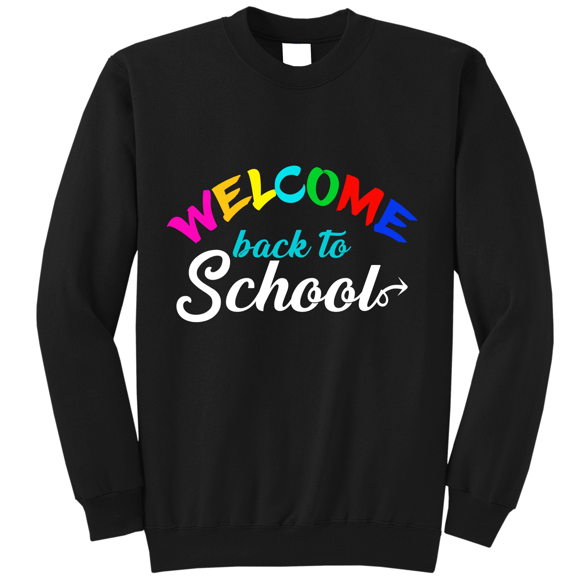 Welcome Back To School Arrow Sweatshirt