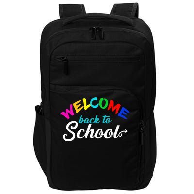 Welcome Back To School Arrow Impact Tech Backpack