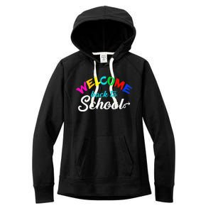 Welcome Back To School Arrow Women's Fleece Hoodie