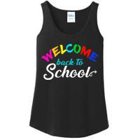 Welcome Back To School Arrow Ladies Essential Tank