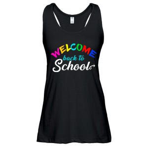 Welcome Back To School Arrow Ladies Essential Flowy Tank