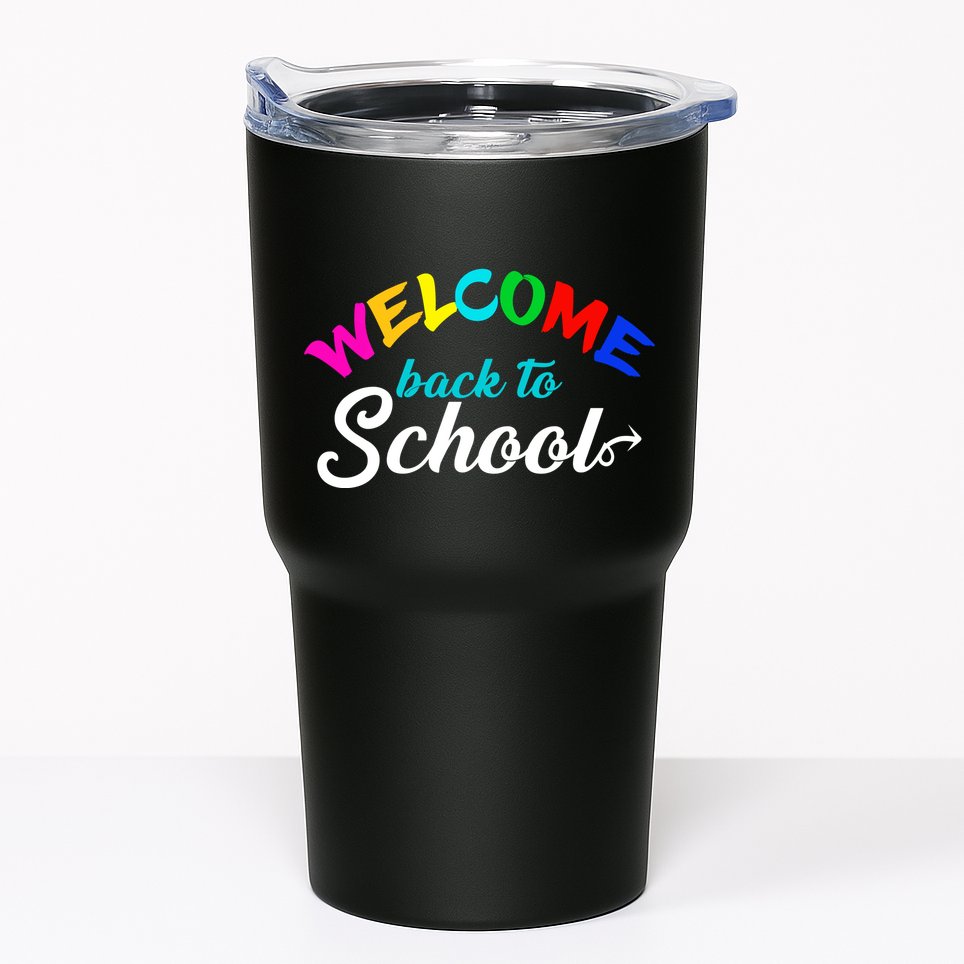 Welcome Back To School Arrow Tumbler