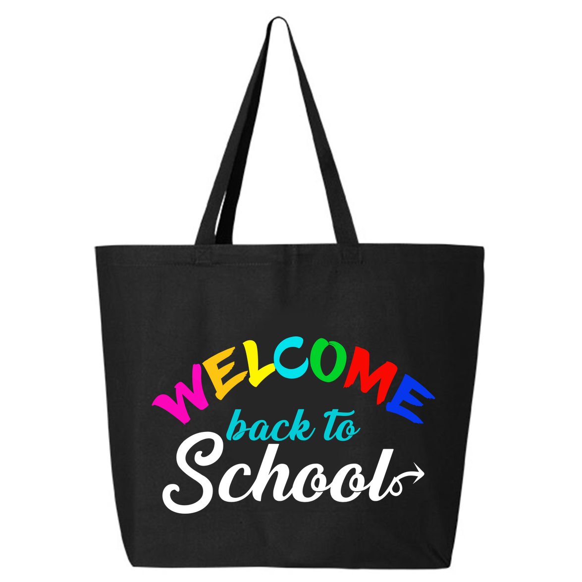 Welcome Back To School Arrow 25L Jumbo Tote