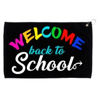 Welcome Back To School Arrow Grommeted Golf Towel