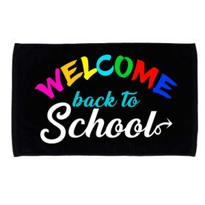 Welcome Back To School Arrow Microfiber Hand Towel