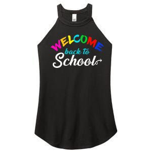 Welcome Back To School Arrow Women's Perfect Tri Rocker Tank