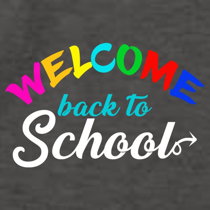 Welcome Back To School Arrow Vector Backpack