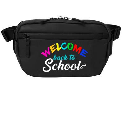 Welcome Back To School Arrow Crossbody Pack