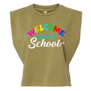 Welcome Back To School Arrow Garment-Dyed Women's Muscle Tee