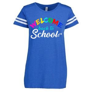 Welcome Back To School Arrow Enza Ladies Jersey Football T-Shirt