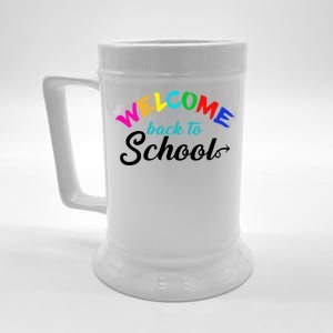 Welcome Back To School Arrow Beer Stein