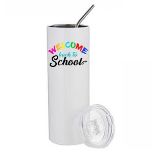 Welcome Back To School Arrow Stainless Steel Tumbler