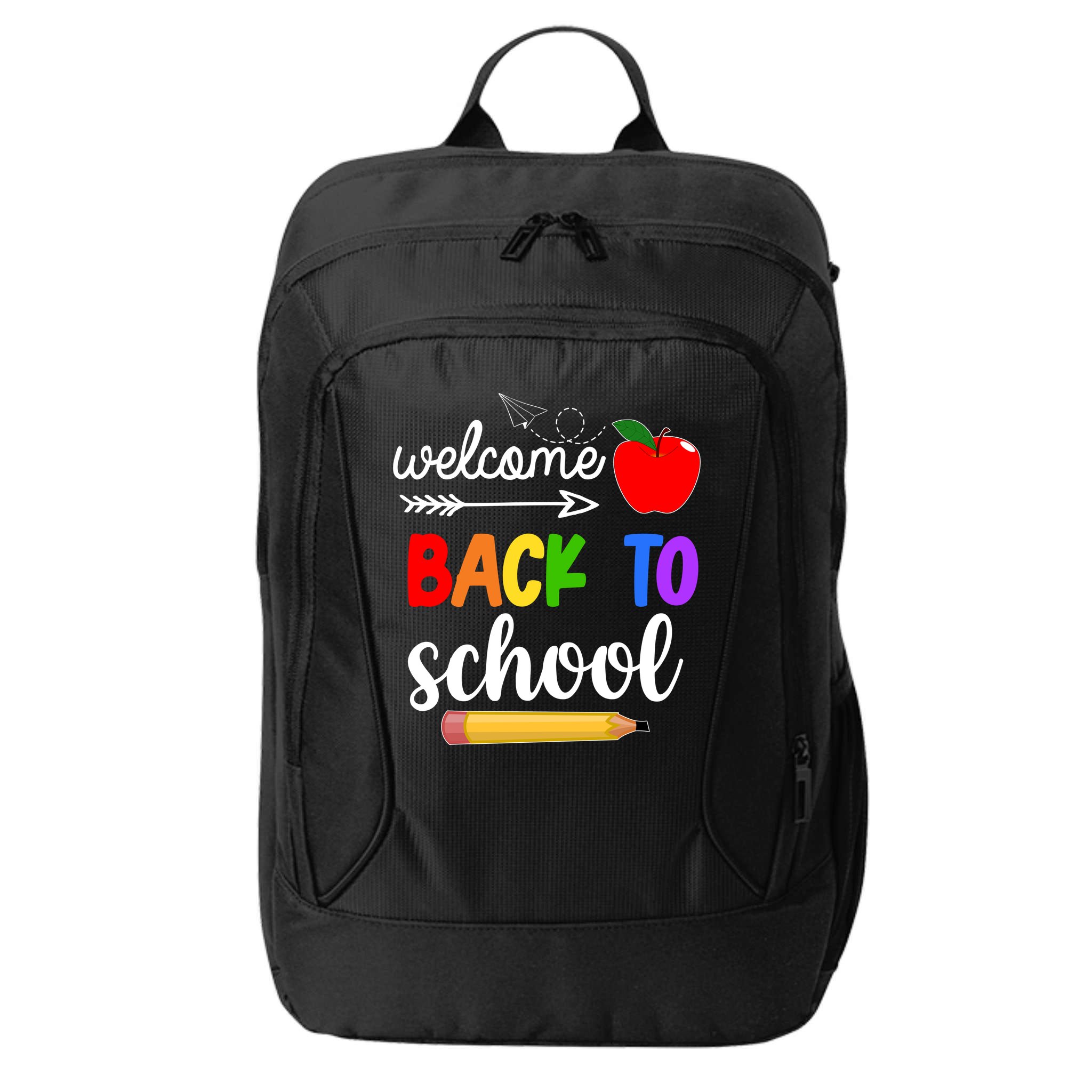Welcome Back To School Teachers Students City Backpack