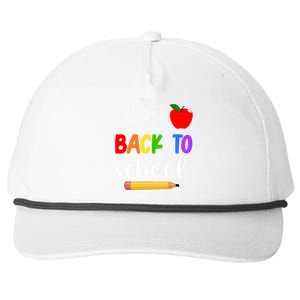 Welcome Back To School Teachers Students Snapback Five-Panel Rope Hat