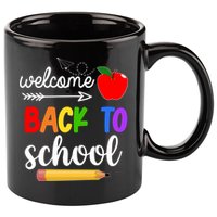 Welcome Back To School Teachers Students 11oz C Handle Ceramic Mug
