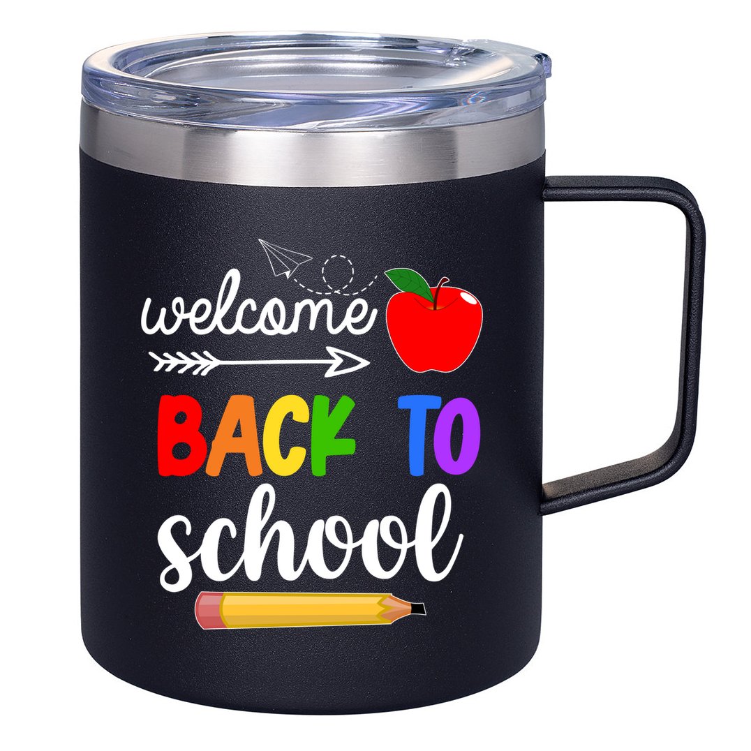 Welcome Back To School Teachers Students 12oz Stainless Steel Coffee Mug