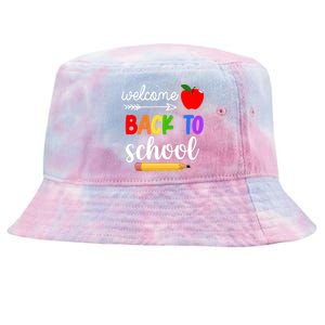 Welcome Back To School Teachers Students Tie-Dyed Bucket Hat