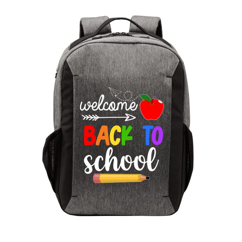 Welcome Back To School Teachers Students Vector Backpack