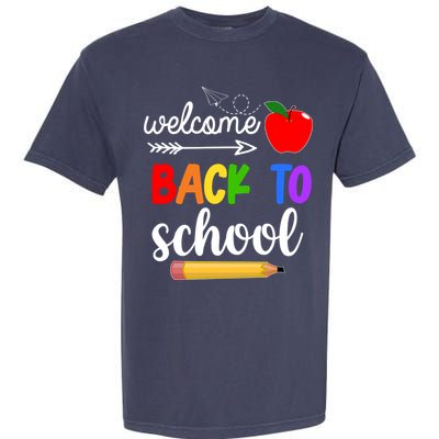 Welcome Back To School Teachers Students Garment-Dyed Heavyweight T-Shirt