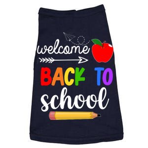 Welcome Back To School Teachers Students Doggie Tank