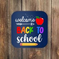 Welcome Back To School Teachers Students Coaster