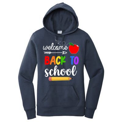 Welcome Back To School Teachers Students Women's Pullover Hoodie