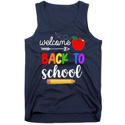 Welcome Back To School Teachers Students Tank Top