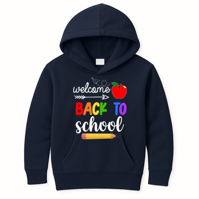 Welcome Back To School Teachers Students Kids Hoodie