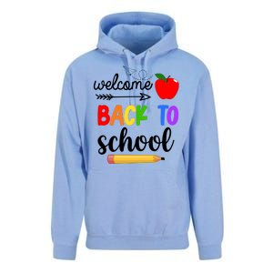 Welcome Back To School Teachers Students Unisex Surf Hoodie