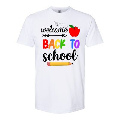 Welcome Back To School Teachers Students Softstyle® CVC T-Shirt